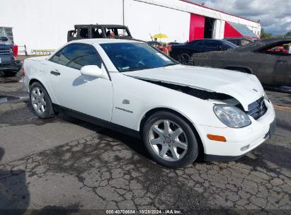 1999 MERCEDES-BENZ SLK 230 KOMPRESSOR White  Gasoline WDBKK47F6XF137793 photo #1