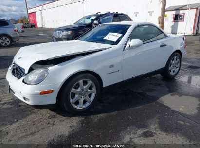 1999 MERCEDES-BENZ SLK 230 KOMPRESSOR White  Gasoline WDBKK47F6XF137793 photo #3