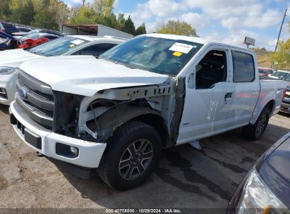 2017 FORD F-150 LARIAT White  Gasoline 1FTEW1EGXHFC34526 photo #3