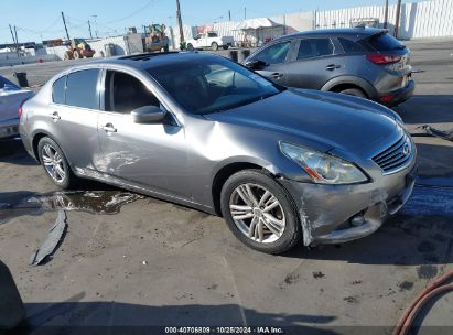 2011 INFINITI G25 JOURNEY Gray  Gasoline JN1DV6AP2BM602849 photo #1