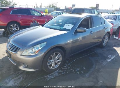 2011 INFINITI G25 JOURNEY Gray  Gasoline JN1DV6AP2BM602849 photo #3