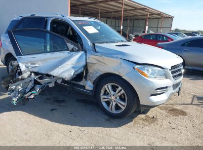 2014 MERCEDES-BENZ ML 350 4MATIC Silver  Gasoline 4JGDA5HB5EA415944 photo #1