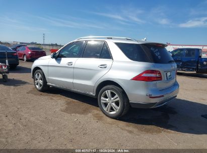 2014 MERCEDES-BENZ ML 350 4MATIC Silver  Gasoline 4JGDA5HB5EA415944 photo #4