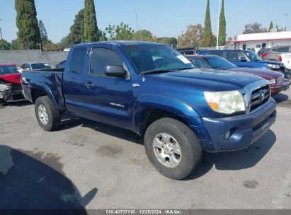 2005 TOYOTA TACOMA PRERUNNER ACCESS CAB Blue  Gasoline 5TETU62N65Z140493 photo #1