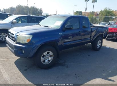 2005 TOYOTA TACOMA PRERUNNER ACCESS CAB Blue  Gasoline 5TETU62N65Z140493 photo #3