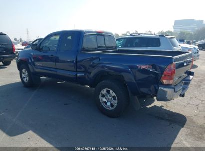 2005 TOYOTA TACOMA PRERUNNER ACCESS CAB Blue  Gasoline 5TETU62N65Z140493 photo #4