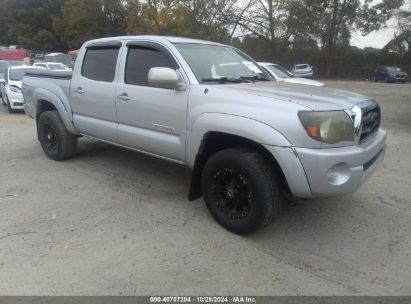 2008 TOYOTA TACOMA DOUBLE CAB PRERUNNER Silver  Gasoline 5TEJU62N18Z511121 photo #1