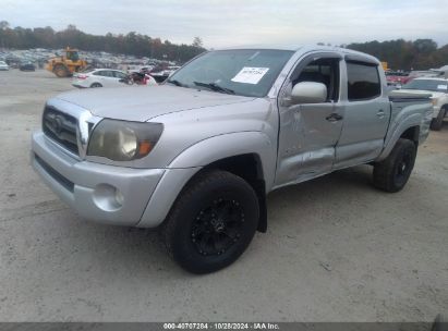 2008 TOYOTA TACOMA DOUBLE CAB PRERUNNER Silver  Gasoline 5TEJU62N18Z511121 photo #3