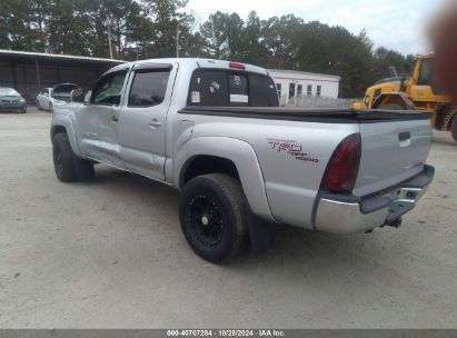 2008 TOYOTA TACOMA DOUBLE CAB PRERUNNER Silver  Gasoline 5TEJU62N18Z511121 photo #4