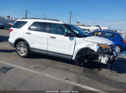 2015 FORD EXPLORER White  Gasoline 1FM5K7B82FGB12001 photo #1