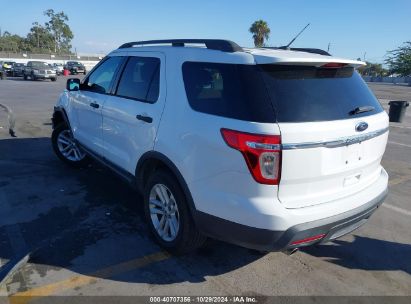 2015 FORD EXPLORER White  Gasoline 1FM5K7B82FGB12001 photo #4