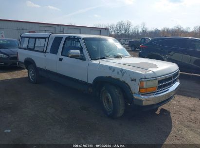 1996 DODGE DAKOTA White  Gasoline 1B7GL23X9TS605086 photo #1