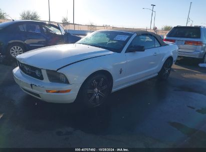 2008 FORD MUSTANG V6 DELUXE/V6 PREMIUM White  Gasoline 1ZVHT84N885103676 photo #3