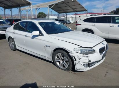 2012 BMW 528I White  Gasoline WBAXG5C54CDW85614 photo #1