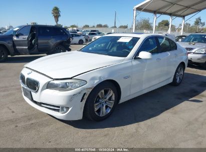 2012 BMW 528I White  Gasoline WBAXG5C54CDW85614 photo #3