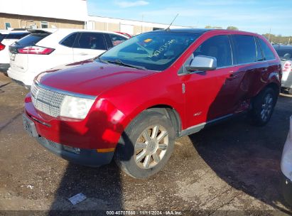 2008 LINCOLN MKX Red  Gasoline 2LMDU68C88BJ10411 photo #3