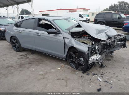 2024 HONDA ACCORD HYBRID SPORT-L Gray  Hybrid 1HGCY2F77RA072621 photo #1