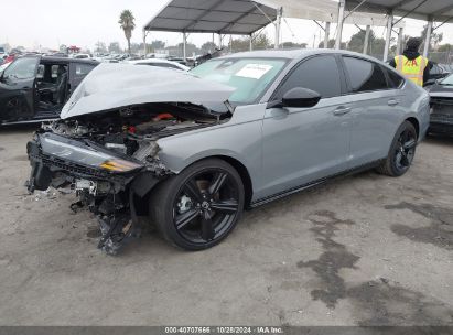 2024 HONDA ACCORD HYBRID SPORT-L Gray  Hybrid 1HGCY2F77RA072621 photo #3