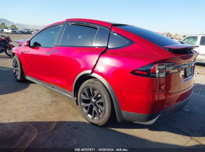 2023 TESLA MODEL X DUAL MOTOR ALL-WHEEL DRIVE/STANDARD RANGE Red  Electric 7SAXCDE54PF429920 photo #4