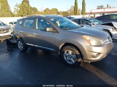 2014 NISSAN ROGUE SELECT S Gray  Gasoline JN8AS5MT6EW602765 photo #1