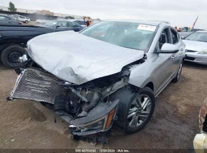 2020 HYUNDAI ELANTRA SEL Gray  Gasoline 5NPD84LF6LH577978 photo #3