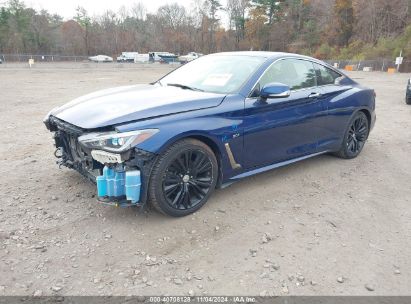 2018 INFINITI Q60 3.0T LUXE Blue  Gasoline JN1EV7EL5JM390495 photo #3