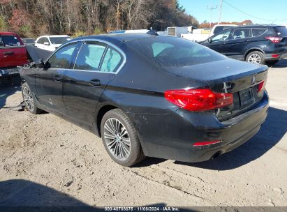 2019 BMW 530I XDRIVE Black  Gasoline WBAJA7C58KWW18374 photo #4