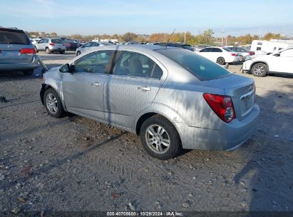 2014 CHEVROLET SONIC LT AUTO Silver  Gasoline 1G1JC5SH3E4162015 photo #4