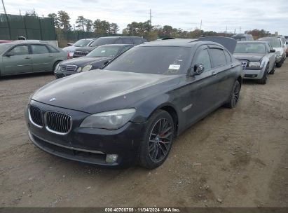 2012 BMW 750LI XDRIVE Black  Gasoline WBAKC8C54CC459182 photo #3