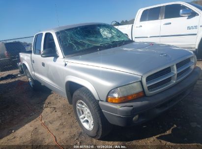 2003 DODGE DAKOTA SPORT/SXT Silver  Gasoline 1D7HL38X93S282800 photo #1