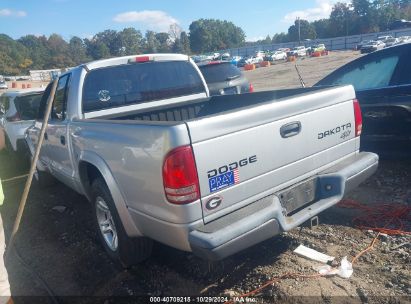 2003 DODGE DAKOTA SPORT/SXT Silver  Gasoline 1D7HL38X93S282800 photo #4