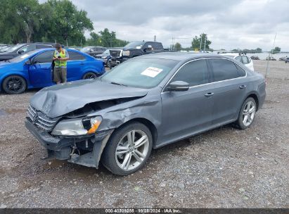 2014 VOLKSWAGEN PASSAT 2.0L TDI SE Gray  Diesel 1VWBN7A35EC090535 photo #3