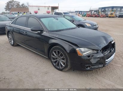 2011 AUDI A8 L 4.2 Black  Gasoline WAURVAFD6BN006039 photo #1