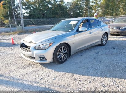 2015 INFINITI Q50 PREMIUM Silver  Gasoline 1FM5K7D87HGB27352 photo #3