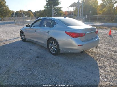 2015 INFINITI Q50 PREMIUM Silver  Gasoline 1FM5K7D87HGB27352 photo #4