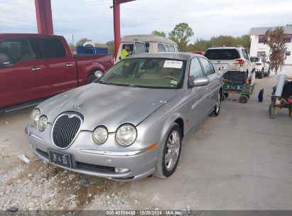 2003 JAGUAR S-TYPE 4.2L V8 Silver  Gasoline SAJEA01U83HM85483 photo #3