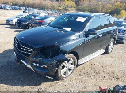 2015 MERCEDES-BENZ ML 350 4MATIC Black  Gasoline 4JGDA5HB5FA564470 photo #3