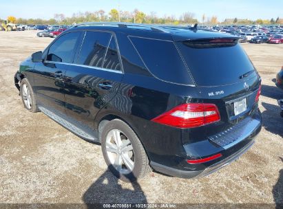 2015 MERCEDES-BENZ ML 350 4MATIC Black  Gasoline 4JGDA5HB5FA564470 photo #4