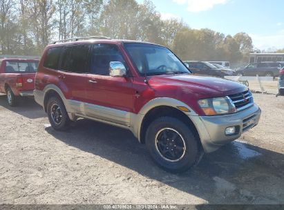 2001 MITSUBISHI MONTERO LIMITED Red  Gasoline JA4MW51R71J017491 photo #1