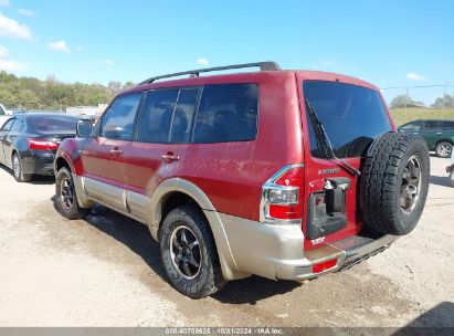 2001 MITSUBISHI MONTERO LIMITED Red  Gasoline JA4MW51R71J017491 photo #4