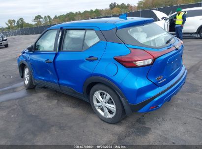 2023 NISSAN KICKS S XTRONIC CVT Blue  Gasoline 3N1CP5BV8PL549458 photo #4