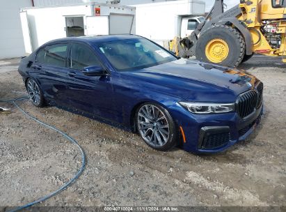 2022 BMW 750 I XDRIVE Blue  Gasoline WBA7U2C03NCK05194 photo #1