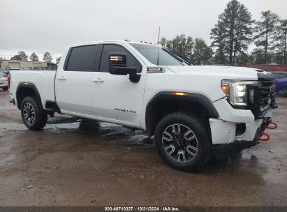 2022 GMC SIERRA 2500HD 4WD  STANDARD BED AT4 White  Diesel 1GT49PEY8NF134709 photo #1