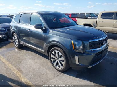 2022 KIA TELLURIDE EX Gray  Gasoline 5XYP3DHC3NG317817 photo #1