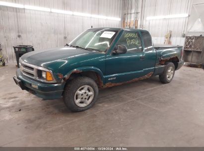 1996 CHEVROLET S TRUCK S10 Green  Gasoline 1GCCT19X4T8210083 photo #3