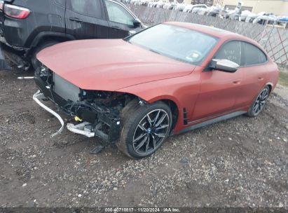 2023 BMW I4 M50 Orange  Electric WBY33AW04PFP54493 photo #3