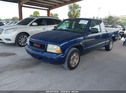 2003 GMC SONOMA SLS Blue  Gasoline 1GTCS19X338208182 photo #3