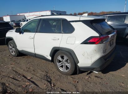 2023 TOYOTA RAV4 HYBRID XLE White  Hybrid JTMRWRFV7PD193327 photo #4