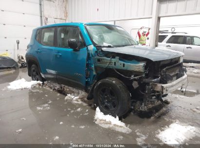 2020 JEEP RENEGADE SPORT 4X4 Blue  gas ZACNJBAB7LPL89763 photo #1