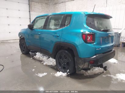 2020 JEEP RENEGADE SPORT 4X4 Blue  gas ZACNJBAB7LPL89763 photo #4